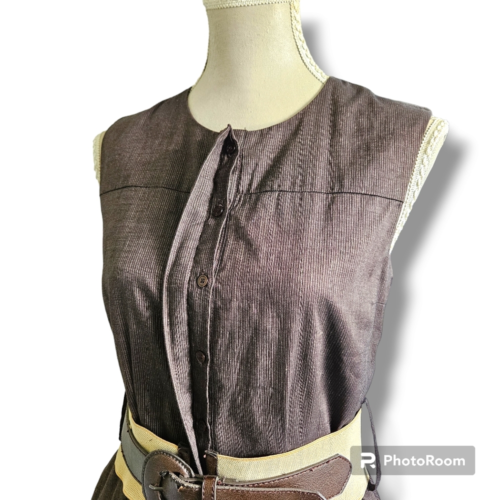 Barkins | Brown dress | Size-10 | with original belt plus free belt - Picture 7 of 9